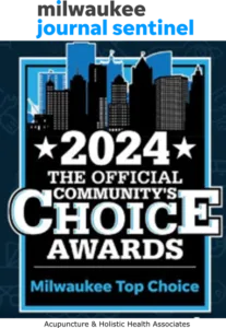 Milwaukee Journal Sentinel 2024 Community Choice Award for Acupuncture Clinic